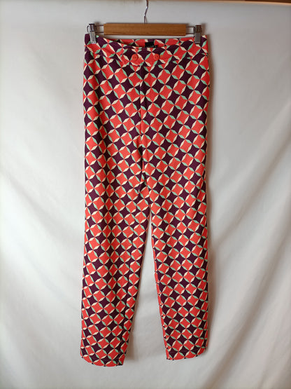 ERRE. Flowy printed trousers size 38
