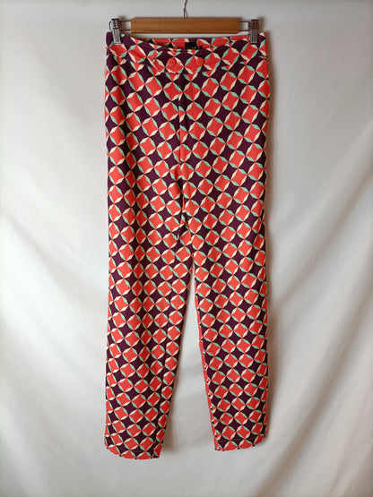 ERRE. Flowy printed trousers size 38