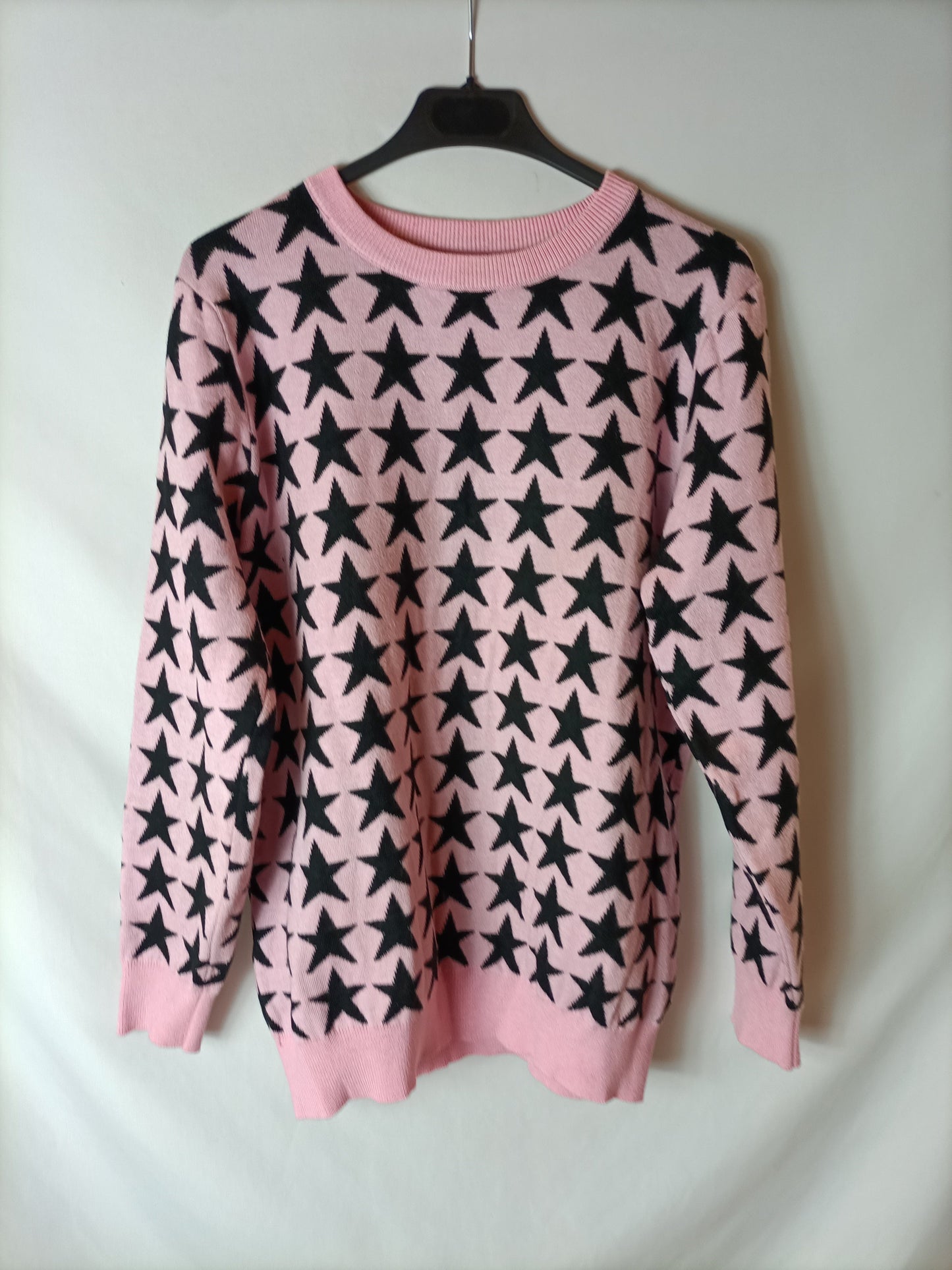 MINUETO. Pink Ts star sweater