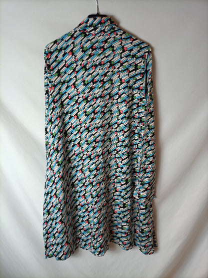 COMPAÑIA FANTASTICA. Vestido camisero estrellas T.s