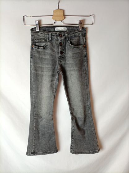 ZARA KIDS. Flared gray trousers, size 8 years