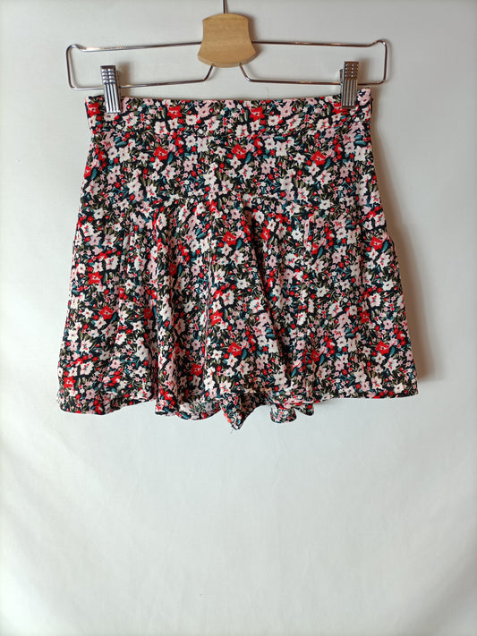 ZARA. Printed culottes. XS