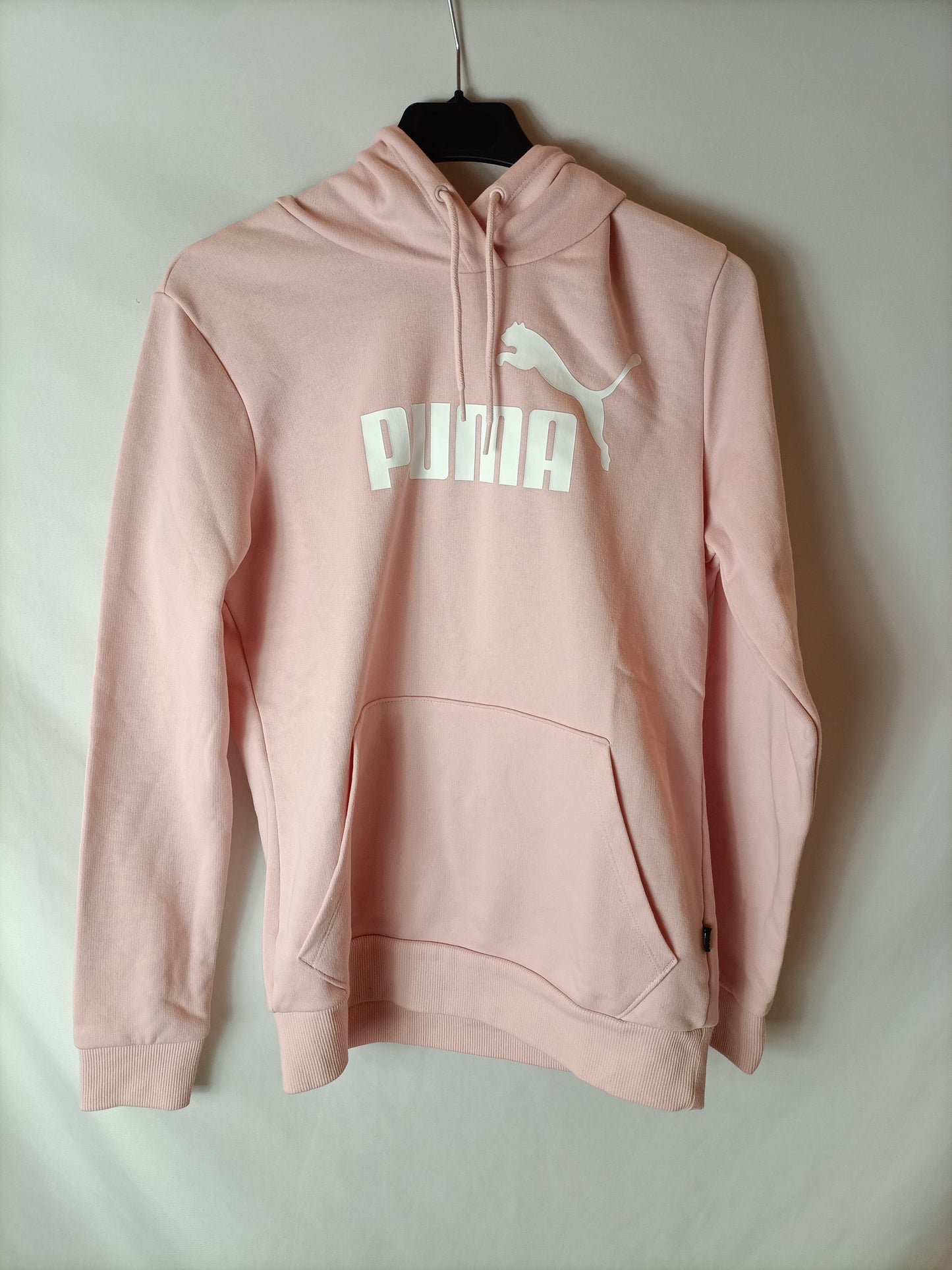 PUMA. Sudadera rosa capucha. T S