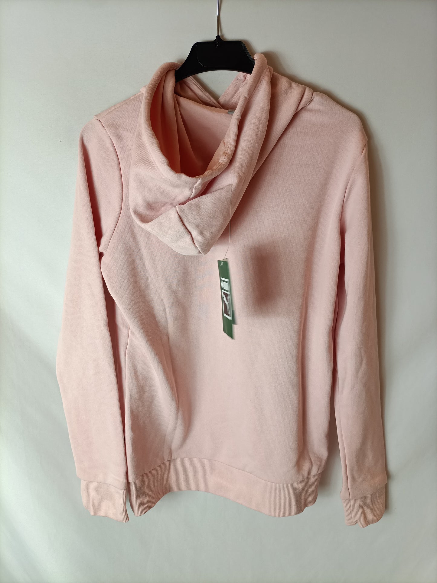 PUMA. Sudadera rosa capucha. T S