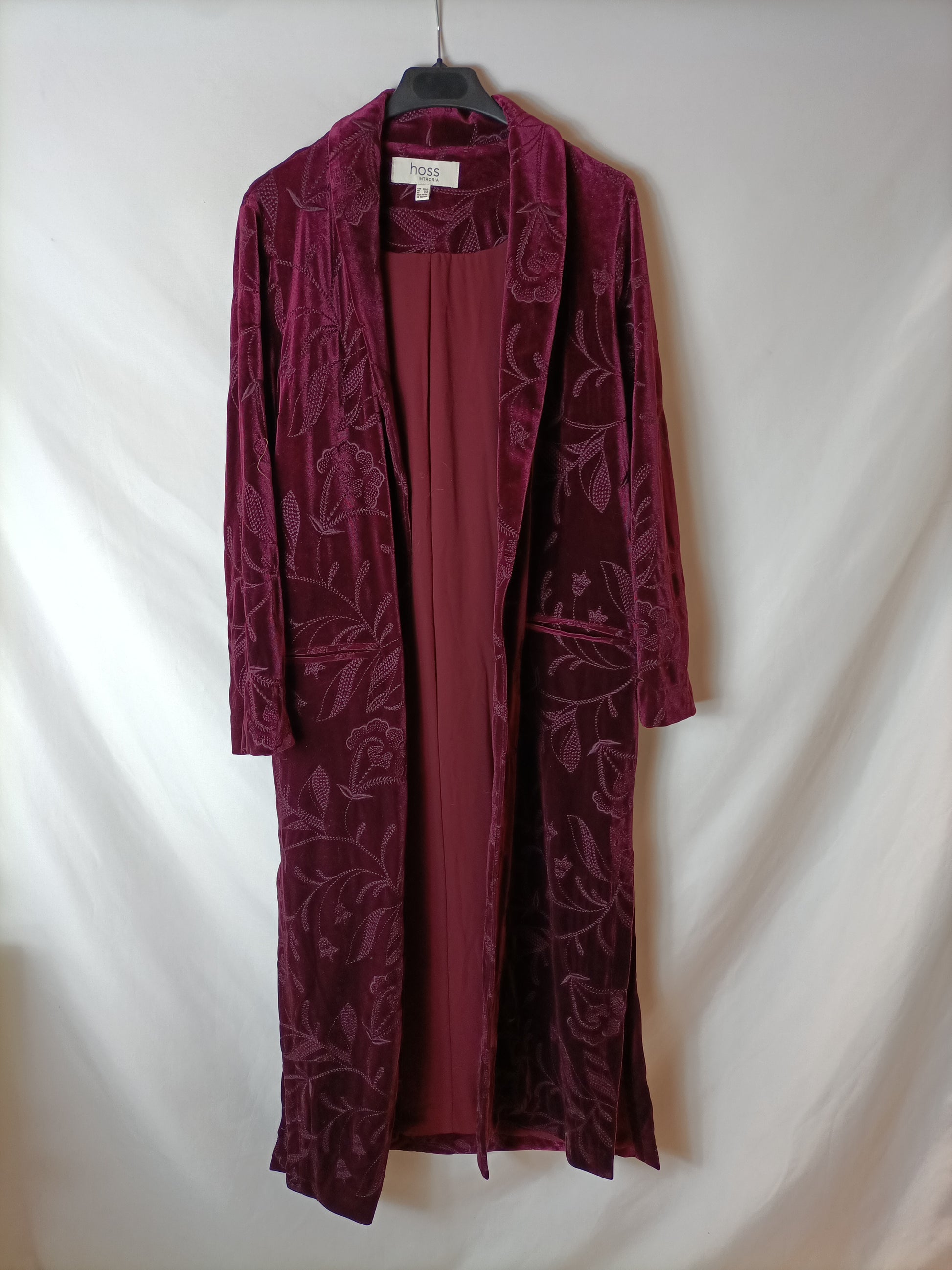 Gabardina Intropia Moda Mujer Hoss Intropia Abrigo Con Botones