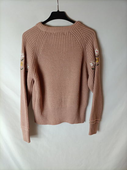 J. HELEN. jersey rosa flores T.u(s) TARA