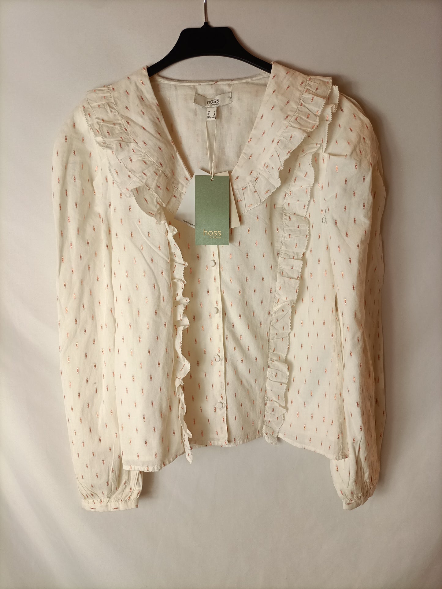 INTROPIA. White Ts thread blouse