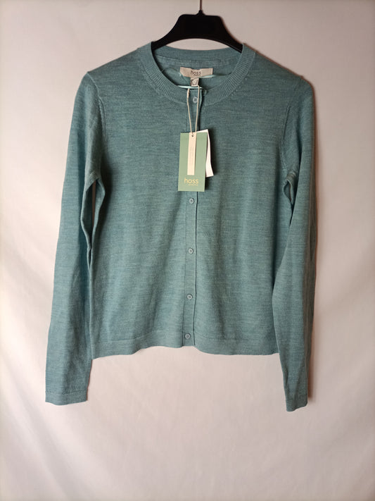 INTROPIA. Thin blue Ts sweater