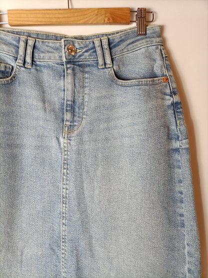 SLOWLOVE. Falda larga denim T.u(38)