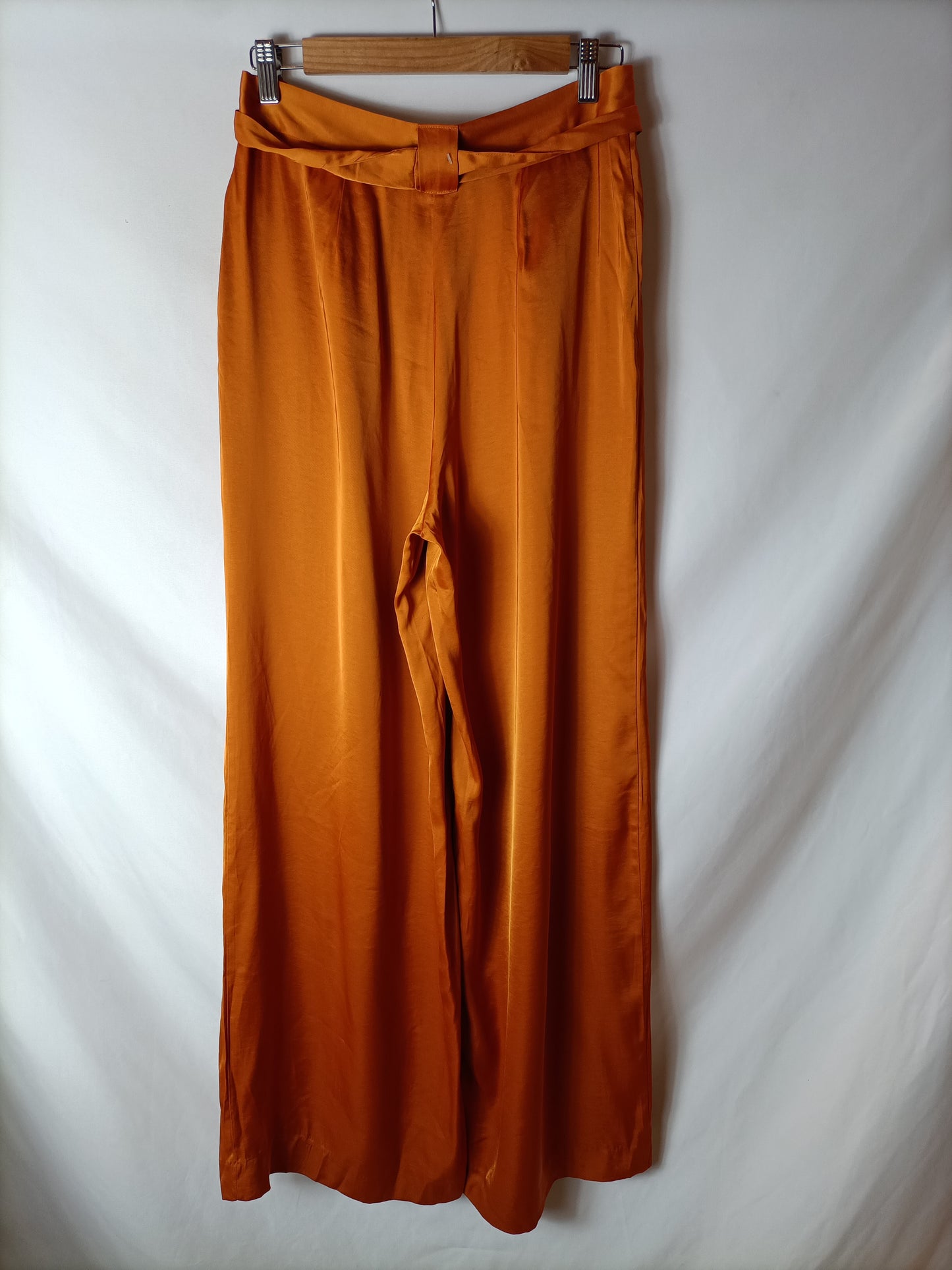 INTROPIA. Pantalón fluido naranjas T.s