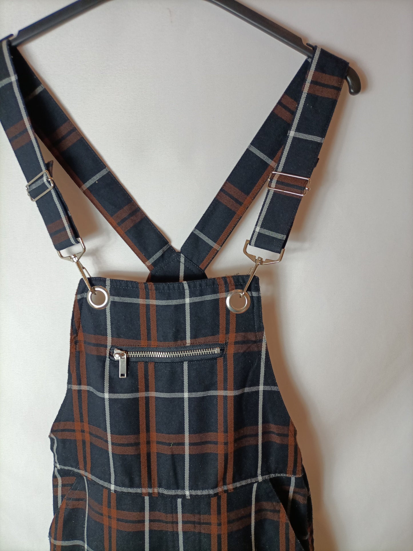 STRADIVARIUS. Peto  ancho cuadros T.36