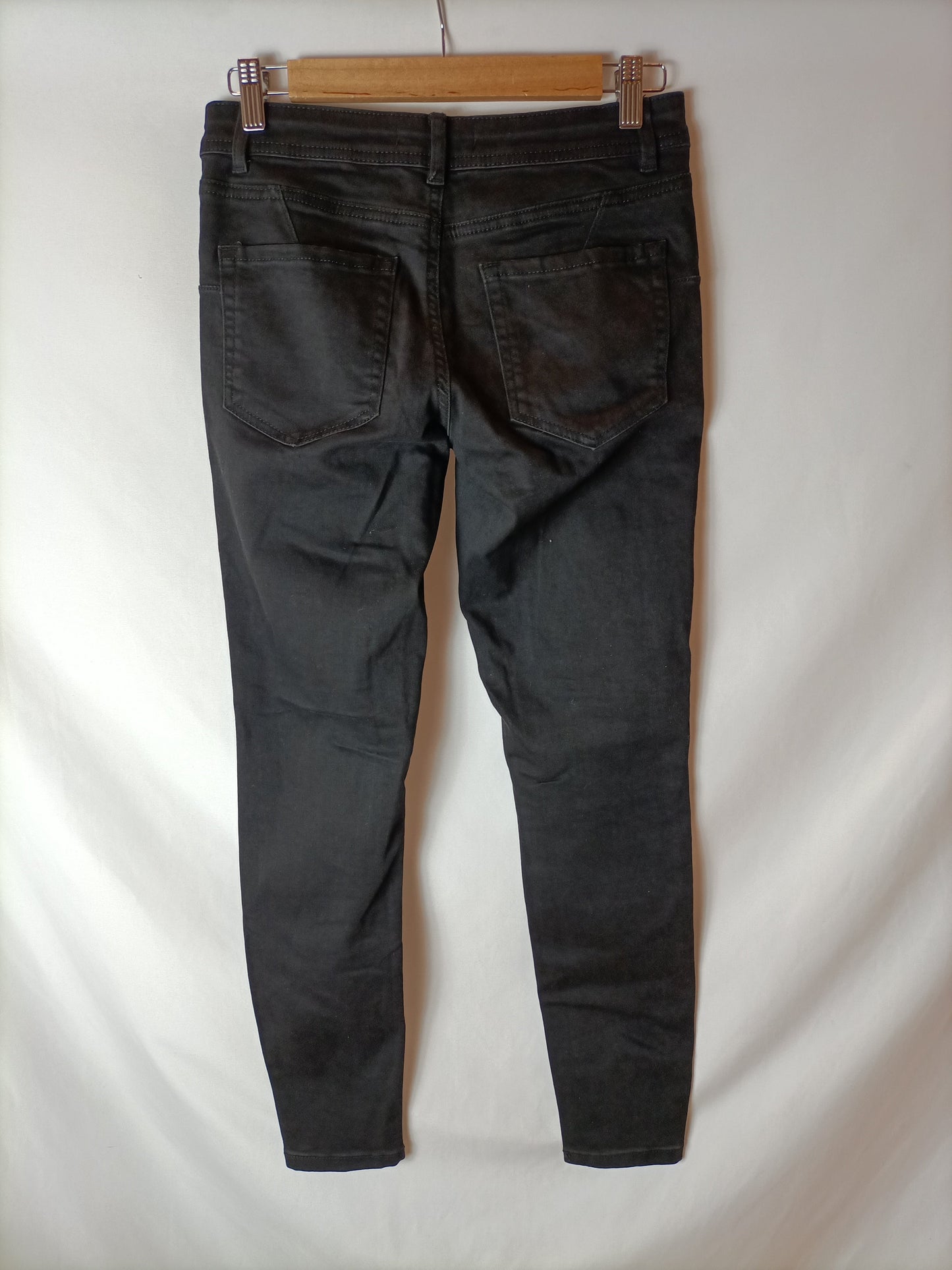 DENIM CO. Denim pitillo negro T.38