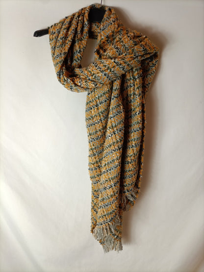 MONISQUI. Tweed-effect scarf