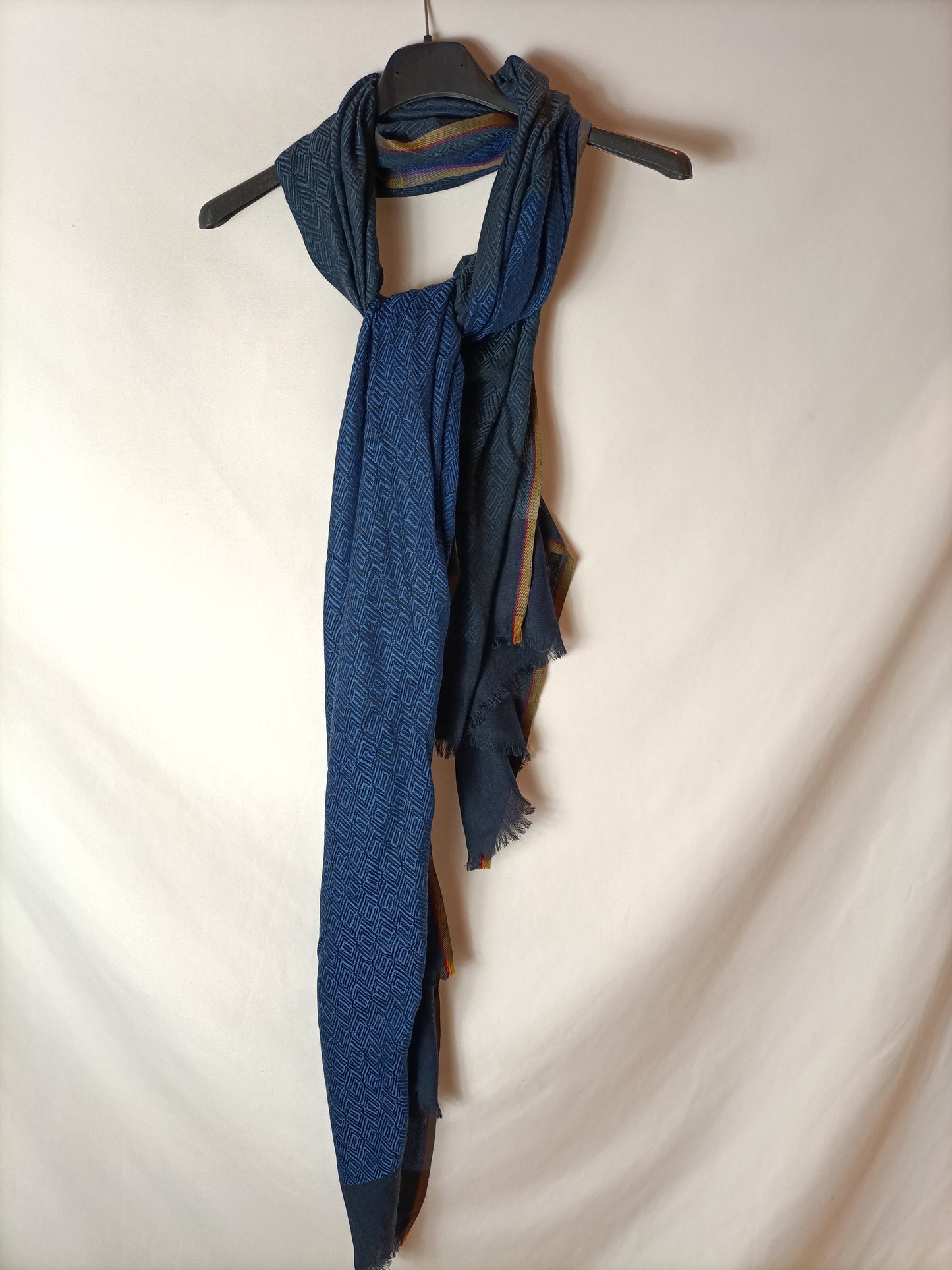 COFINEX. Blue-toned scarf