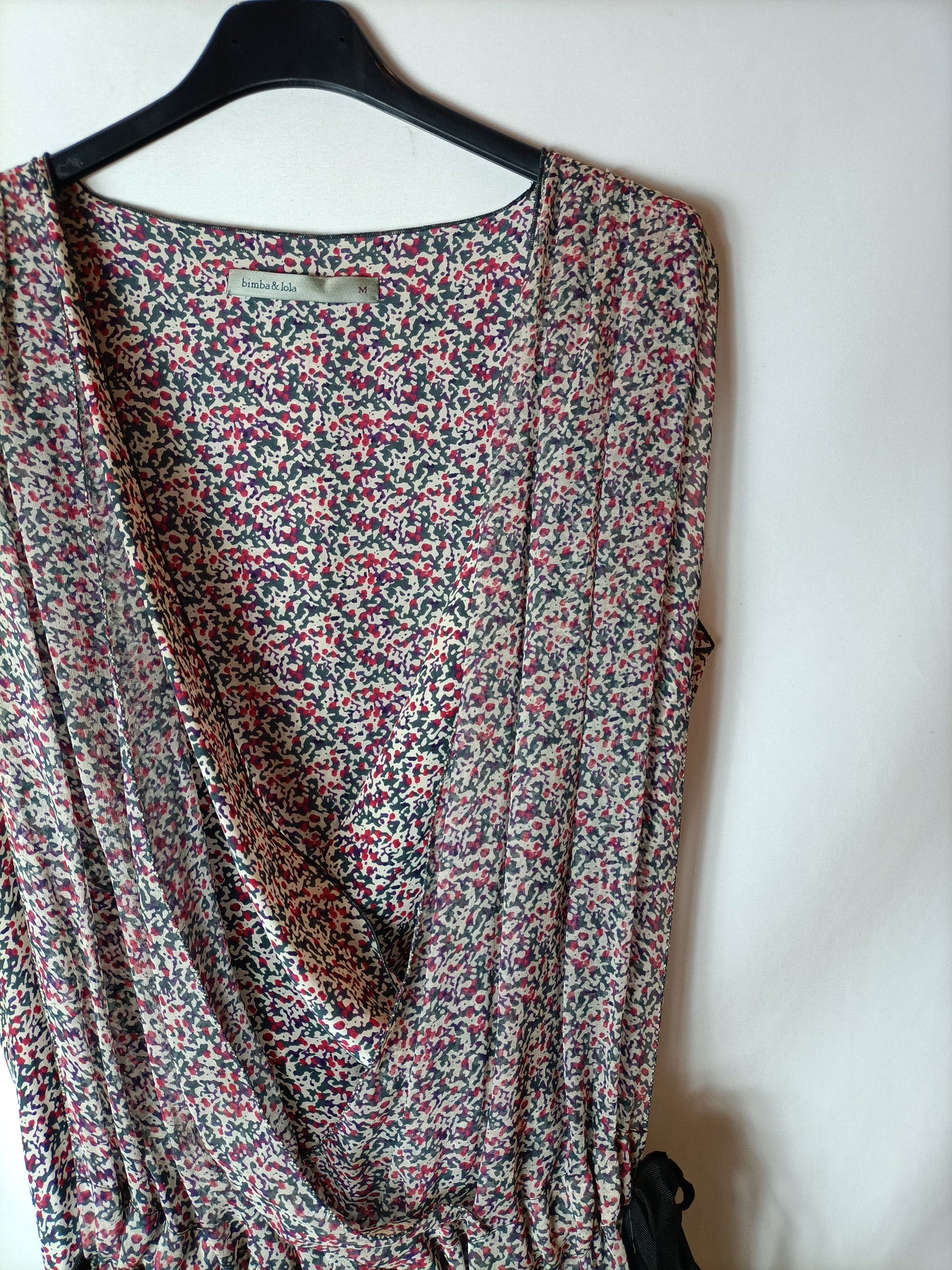 BIMBA Y LOLA. Short printed dress TM