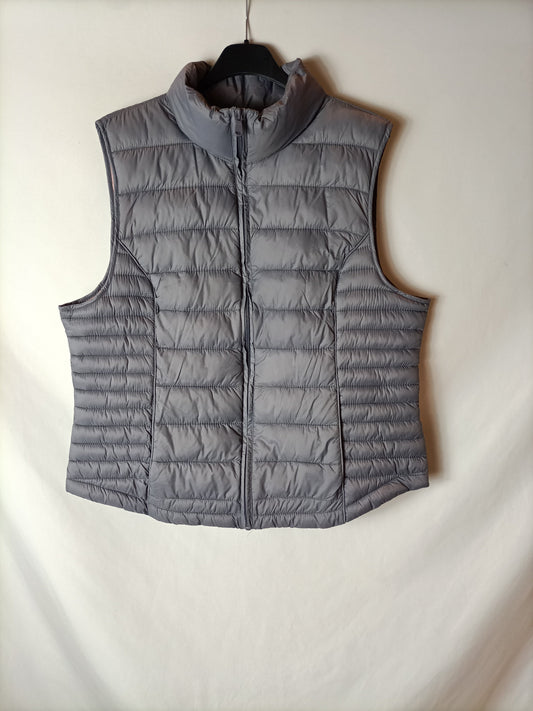 PRIMARK. Plumas ligero gris T.L