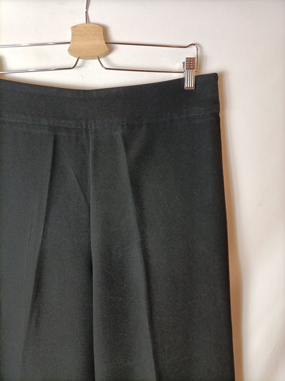 ZARA. Pantalón culotte negro T.XL
