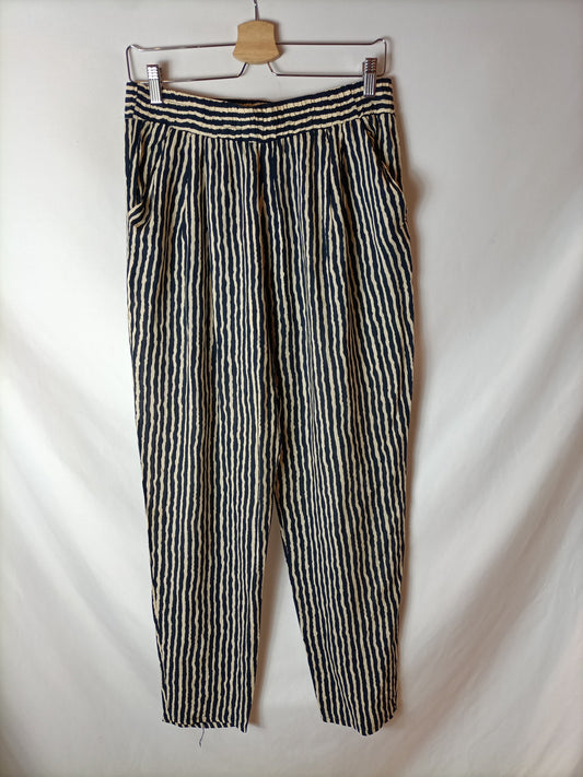 OTHERS. TL striped flowing trousers