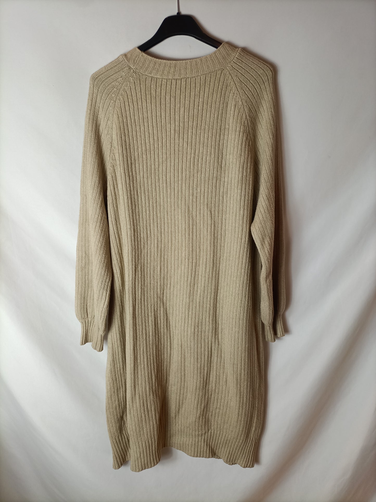 OTRAS. Cárdigan largo canalé . T U