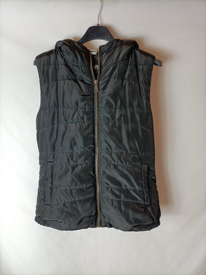 HAILYS. Plumas sin mangas negro. T XS