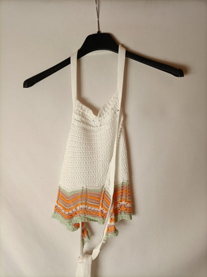 LILY ROSE. Crochet top and skirt total look. TS