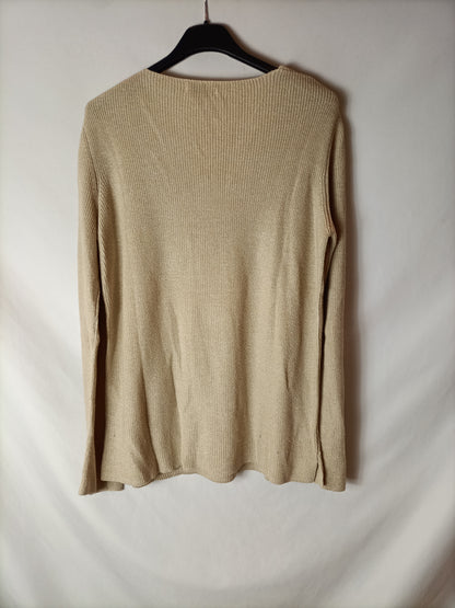 STRADIVARIUS. Jersey beige lazada. T  S