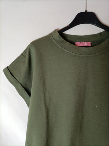 THERE THERE. Two-tone t-shirt. TS/M