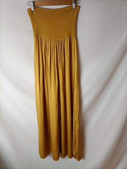 OTHERS. Long mustard skirt/dress. TS