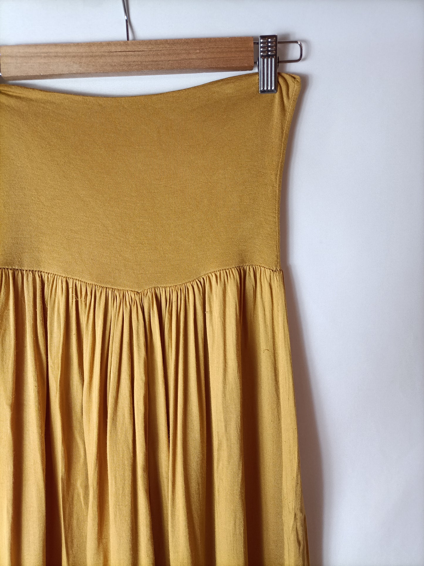 OTHERS. Long mustard skirt/dress. TS