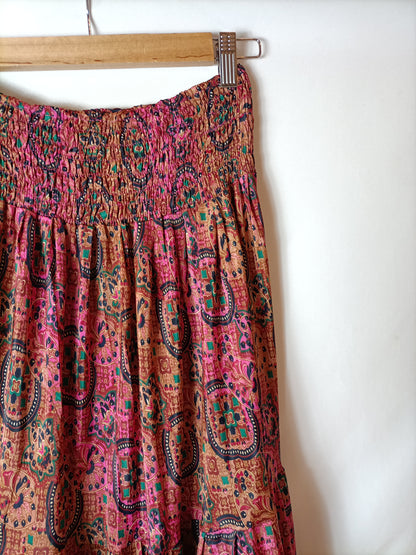 JOT. Falda fluida estampada. T U ( M(L)