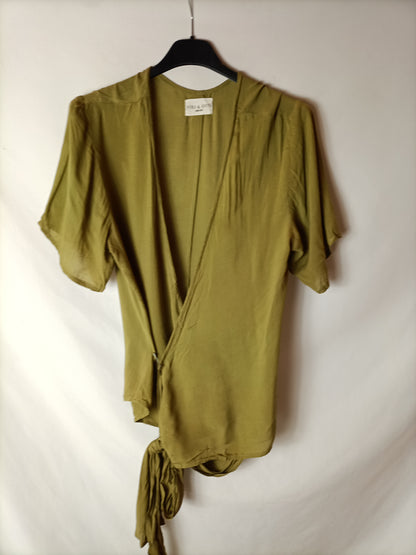 YOLI&amp;OTIS. Green wrap tops Your(s)