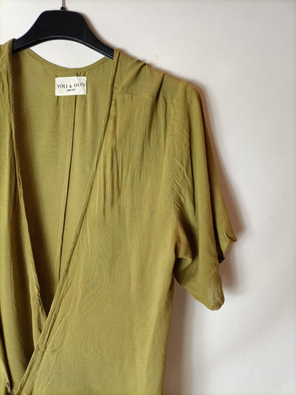 YOLI&amp;OTIS. Green wrap tops Your(s)