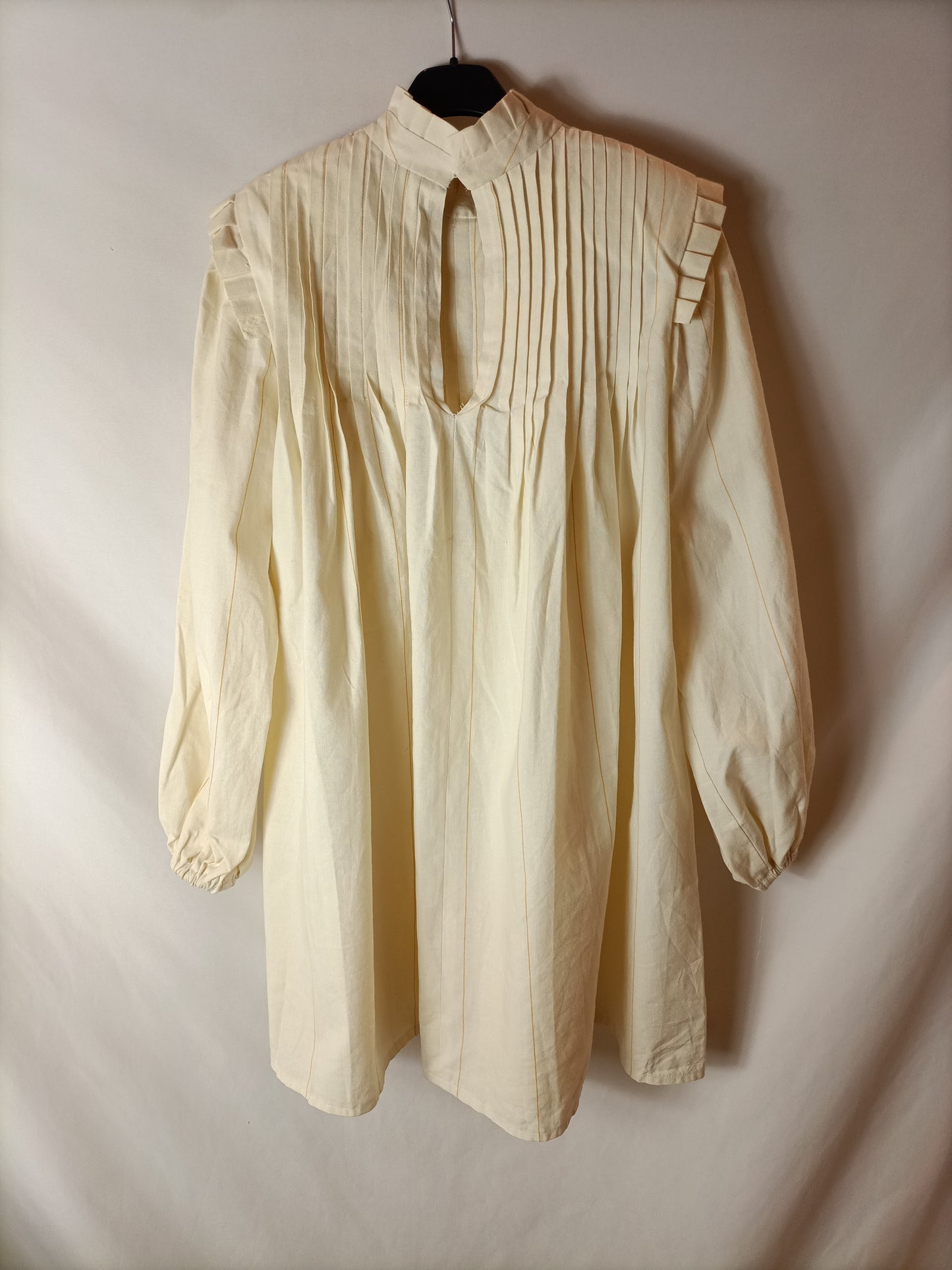 FREDDA. Beige striped dress Your(s)