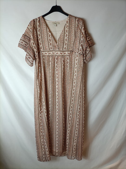 INTROPIA. Long floral Ts dress