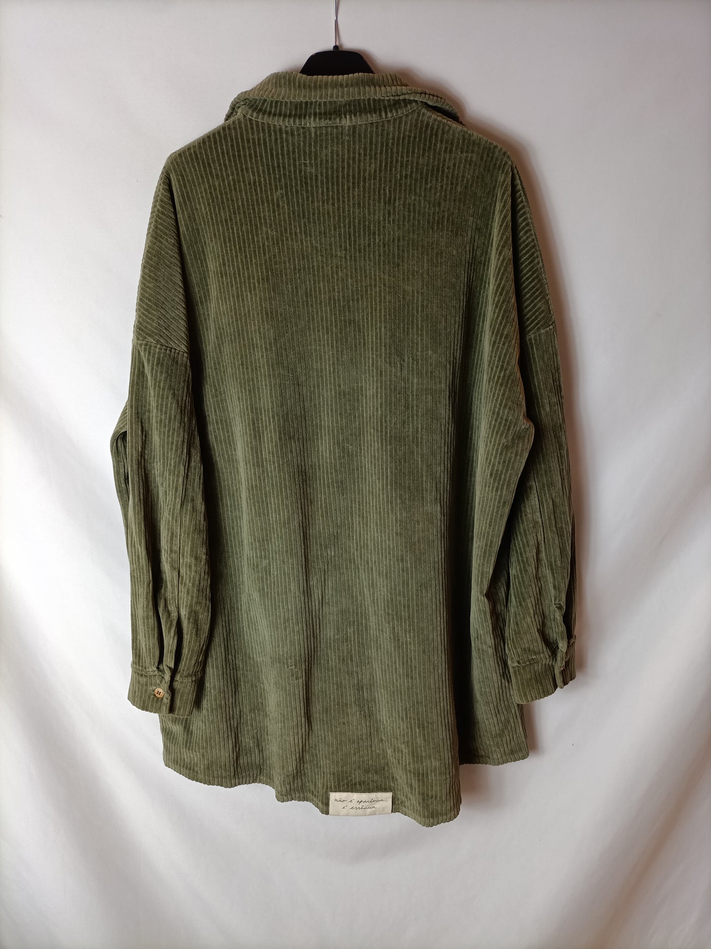 MARIE . chaqueta pana verde T.s