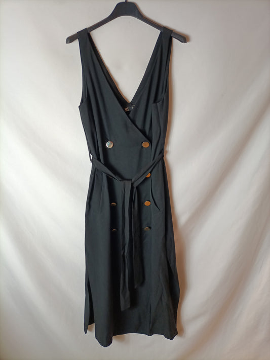 ZARA. Wrap midi dress S.