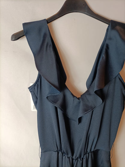 MANGO. Blue palazzo jumpsuit T.xs