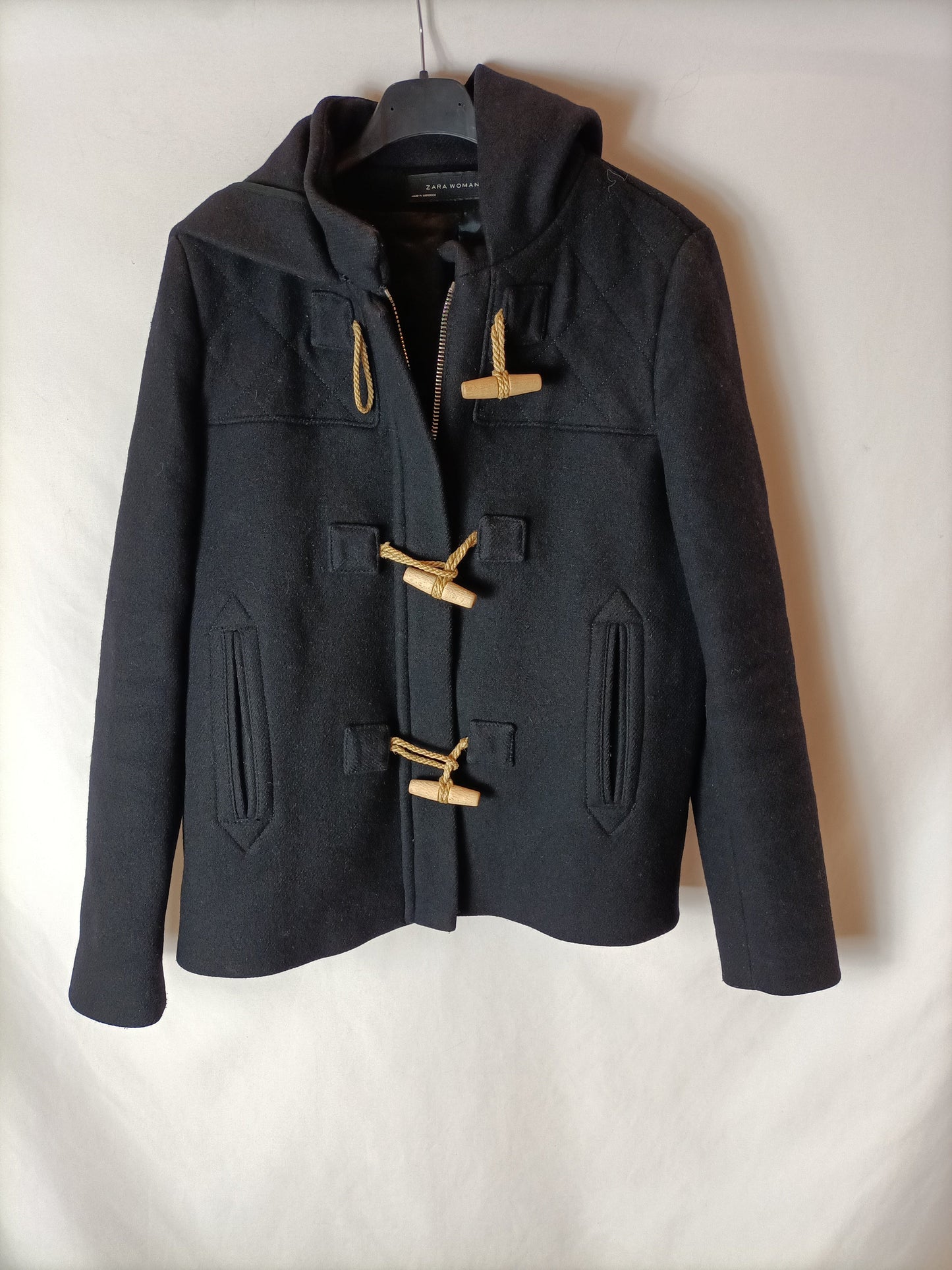 ZARA. Short blue trench coat. TM