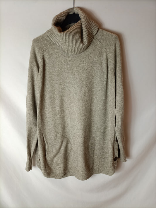 OTHERS. Heathered turtleneck sweater. TM