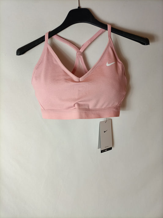 NIKE. Pink Tm Sports Top