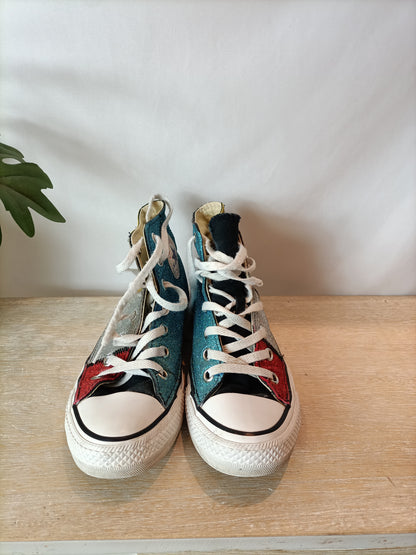 CONVERSE. Glitter sneakers S. 37.5 (tare)