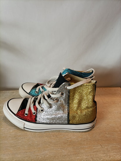 CONVERSE. Glitter sneakers S. 37.5 (tare)