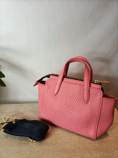 BIMBA Y LOLA. Bolso rosa textura