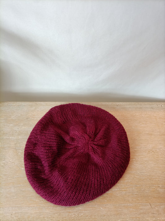 ADOLFO DOMÍNGUEZ. Beret-style hat