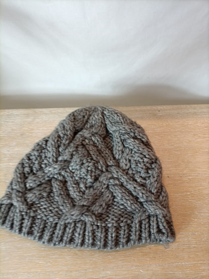 ADOLFO DOMÍNGUEZ. Gray braided hat