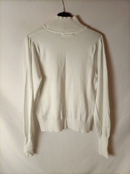 SFERA. Jersey blanco botones T.s