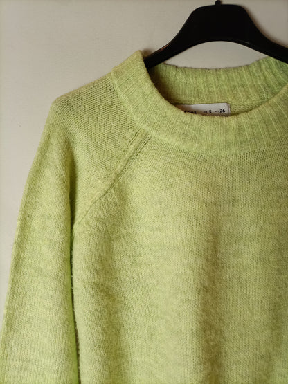 LEFTIES. Jersey verde lima T.s