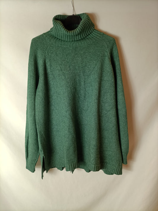 OTHERS. Green buttoned sweater Your (s/m)