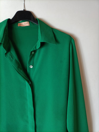 BIMANI. Flowy green Ts blouse