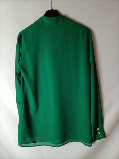 BIMANI. Flowy green Ts blouse